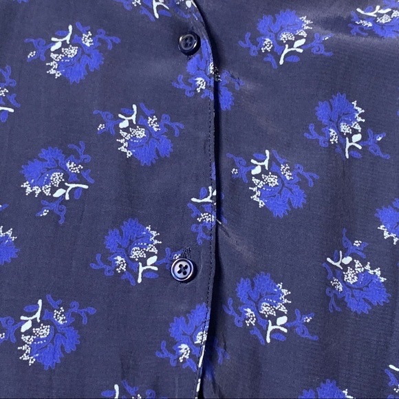 Treasure &Bond Tie Front Long Sleeve Shirt - Picture 12 of 13